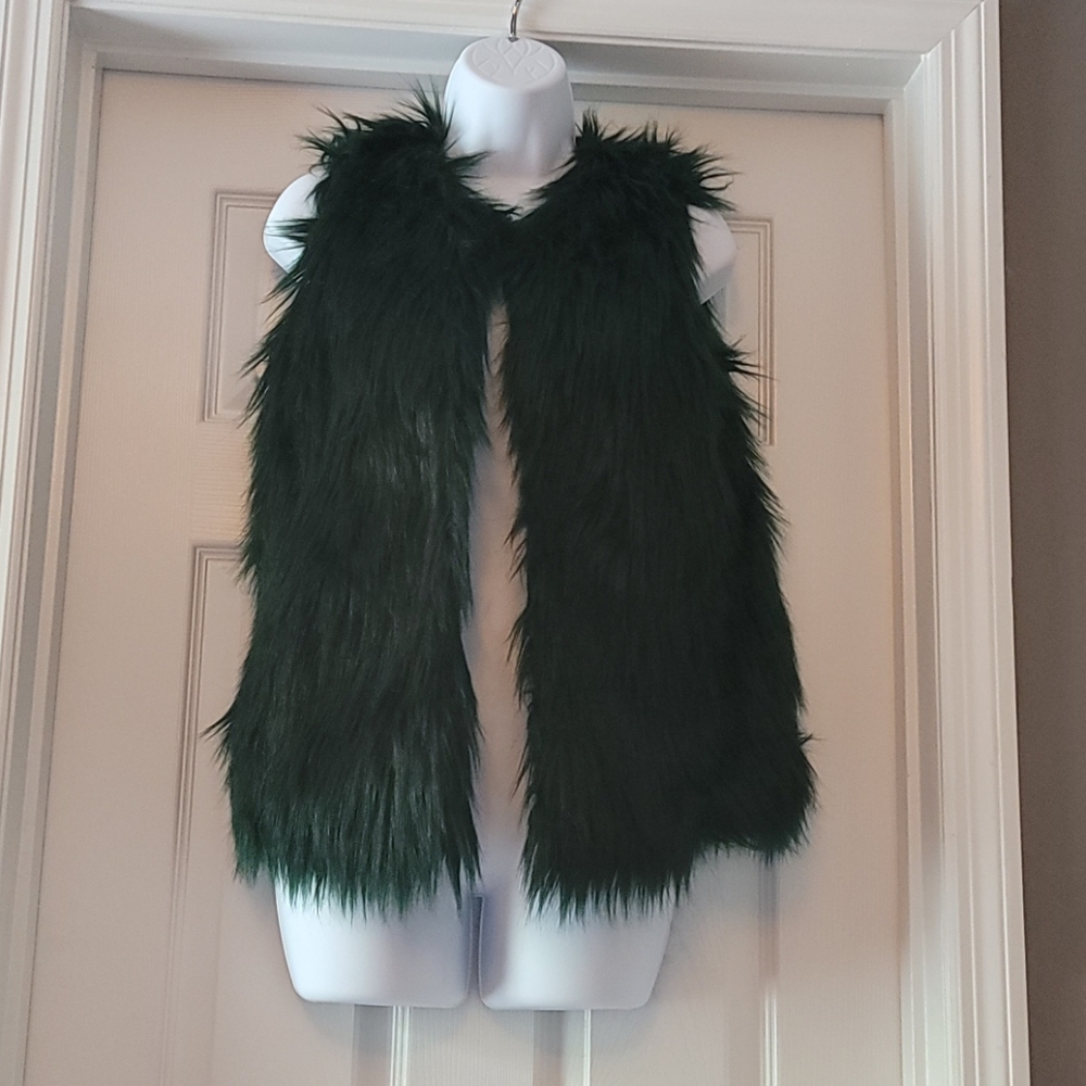 Charlotte Russe faux fur vest